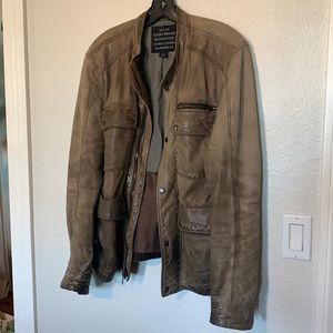 Men’s Lucky brand leather jacket
